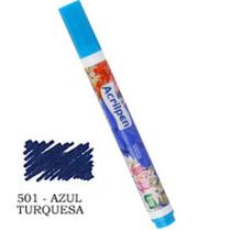 Caneta Para Tecido Acrilpen 501 Azul Turquesa Acrilex