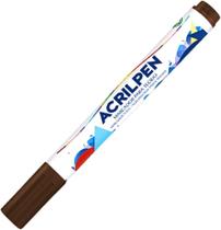 Caneta Para Tecido Acrilpen - Acrilex Marrom Caneta Para Tecido Acrilpen - Acrilex Marrom
