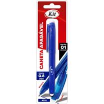 Caneta para Tecido Apagavel Multiuso Azul Blister