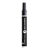 Caneta Para Tecido T-shirt Maker Preta Compactor Ponta 2a5mm Caneta Para Tecido T-shirt Maker Preta Compactor Ponta 2a5mm