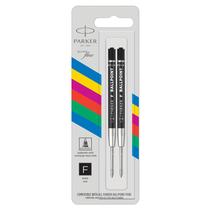 Caneta Parker de recarga com tinta preta Fine Point, 2 peças