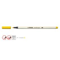 Caneta Pen 68 Brush Cor 44 Amarelo - Stabilo