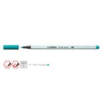 Caneta Pen 68 Brush Cor 51 Azul Turquesa - Stabilo