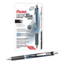 Caneta Pentel Energel Deluxe RTX em gel líquido de 0,5 mm de ponta fina Caneta Pentel Energel Deluxe RTX em gel líquido de 0,5 mm de ponta fina