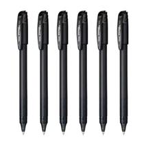 Caneta Pentel Energel Makkuro 0.7mm Kit com 6 Pretas