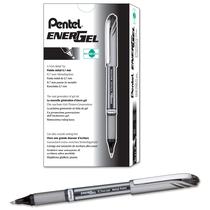 Caneta Pentel Energel NV Gel líquido de 0,7 mm de tinta preta de ponto médio Caneta Pentel Energel NV Gel líquido de 0,7 mm de tinta preta de ponto médio