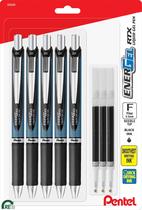 Caneta Pentel Energel RTX Gel Líquido Retrátil 0,5 mm - 5 Preta Caneta Pentel Energel RTX Gel Líquido Retrátil 0,5 mm - 5 Preta