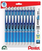 Caneta Pentel Energel RTX retrátil de 0,7 mm com ponta de agulha azul 10P Caneta Pentel Energel RTX retrátil de 0,7 mm com ponta de agulha azul 10P