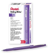 Caneta Pentel Rolling Writer R100-V 0,4 mm de tinta violeta x12