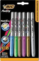 Caneta permanente bic marcador marki