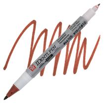 Caneta Permanente Identi Pen Marrom com 02 Pontas Sakura Caneta Permanente Identi Pen Marrom com 02 Pontas Sakura