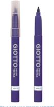 Caneta Permanente Para Tecido Têxtil Marker - Violeta- 496035 - GIOTTO Caneta Permanente Para Tecido Têxtil Marker - Violeta- 496035 - GIOTTO