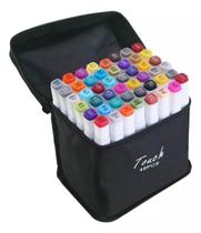 Caneta Permanente Touch Ponta Dupla E Bolsa 48 Cores