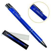 Caneta Personalizada Coloridas Cursos Metal Profissional Direito