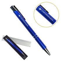 Caneta Personalizada Coloridas Cursos Metal Profissional Enfermagem