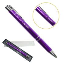 Caneta Personalizada Cursos Metal Profissional Coloridas Ciências Contábeis