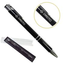 Caneta Personalizada Cursos Metal Profissional Coloridas Direito