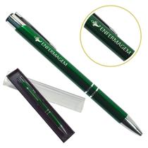 Caneta Personalizada Cursos Metal Profissional Coloridas Enfermagem