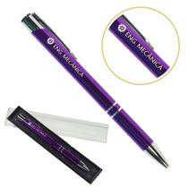 Caneta Personalizada Cursos Metal Profissional Coloridas Engenharia Mecânica