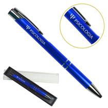 Caneta Personalizada Cursos Metal Profissional Coloridas Psicologia - OUTROS