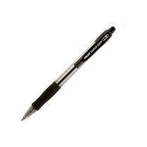Caneta Pilot 1.6 super grip preto retrátil Caneta Pilot 1.6 super grip preto retrátil