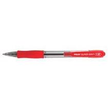 Caneta Pilot 1.6 super grip vermelho retrátil Caneta Pilot 1.6 super grip vermelho retrátil