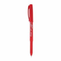 Caneta Pilot Bp-1 Inox 0.7 Vermelha