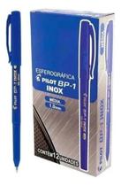 Caneta Pilot Bp-1 Inox 1.0 Cx C/12 Unds Escrita Média Cor Da Tinta Azul Cor Do Exterior Azul Caneta Pilot Bp-1 Inox 1.0 Cx C/12 Unds Escrita Média Cor Da Tinta Azul Cor Do Exterior Azul