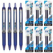 Caneta PILOT Precise V7 RT Ponta Fina Tinta Azul 4 Canetas 12 Recargas Caneta PILOT Precise V7 RT Ponta Fina Tinta Azul 4 Canetas 12 Recargas
