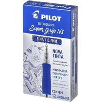 Caneta Pilot Super Grip 0,7 Azul Caixa Com 12 Unidades Caneta Pilot Super Grip 0,7 Azul Caixa Com 12 Unidades