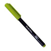 Caneta Pincel Brush Pen Verde Oliva Newpen