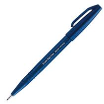 Caneta Pincel Brush Sign Pen Azul Petróleo