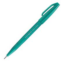 Caneta Pincel Brush Sign Pen Verde Turquesa - PENTEL