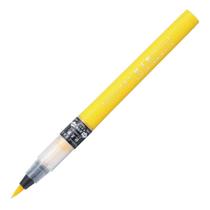 Caneta Pincel Caligrafia Lettering Kuretake 43 Cad Yellow
