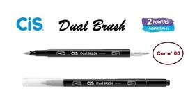 Caneta Pincel Cis Dual Brush Pen Aquarelável 00 Blender