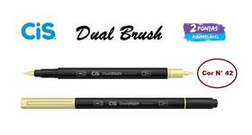Caneta Pincel Cis Dual Brush Pen Aquarelável 42 AM Pastel