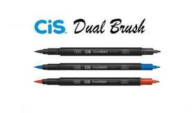 Caneta Pincel Dual Brush Pen Aquarelável Cis C/3 Cores!!!! Caneta Pincel Dual Brush Pen Aquarelável Cis C/3 Cores!!!!