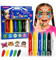 Caneta Pincel para Pintura Facial Corporal Infantil Adulto Festas Fantasias Caneta Pincel para Pintura Facial Corporal Infantil Adulto Festas Fantasias