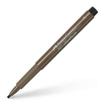 Caneta Pitt 167577n C/p. C-marrom Nog. - FABER CASTELL