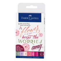 Caneta Pitt Artist Faber Castell Hand Lettering 8 Unidades Caneta Pitt Artist Faber Castell Hand Lettering 8 Unidades