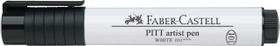 Caneta Pitt Big Pincel-branco Faber-castell 167601n Caneta Pitt Big Pincel-branco Faber-castell 167601n