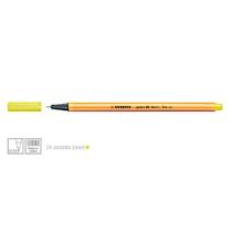 Caneta Point 88 Cor 024 Amarelo Neon - Stabilo