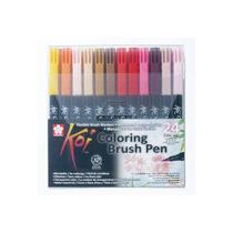 Caneta Ponta de Pincel Brush Koi Sakura 24 Cores Caneta Ponta de Pincel Brush Koi Sakura 24 Cores