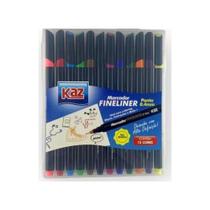 Caneta Ponta fina 0.4 para Desenho Fineliner, Lettering 12 cores - Kazan
