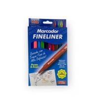 Caneta Ponta fina 0.4 para Desenho Fineliner Lettering Triangular 10 cores Caneta Ponta fina 0.4 para Desenho Fineliner Lettering Triangular 10 cores