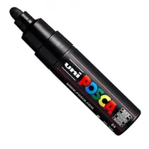 Caneta Posca 4.5-5.5 preto PC-7M Uni