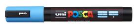 Caneta Posca 5m Ponta 2,5mm Azul Clara - kit c/4 - Uniball Caneta Posca 5m Ponta 2,5mm Azul Clara - kit c/4 - Uniball