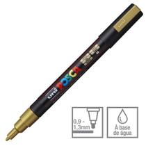 Caneta Posca Marcador PC-3M Ouro 25 Uni-Ball