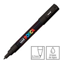 Caneta Posca Marcador Uni-Ball PC-1M Preto 24