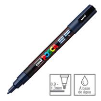 Caneta Posca Marcador Uni-Ball PC-3M Azul Marinho 9